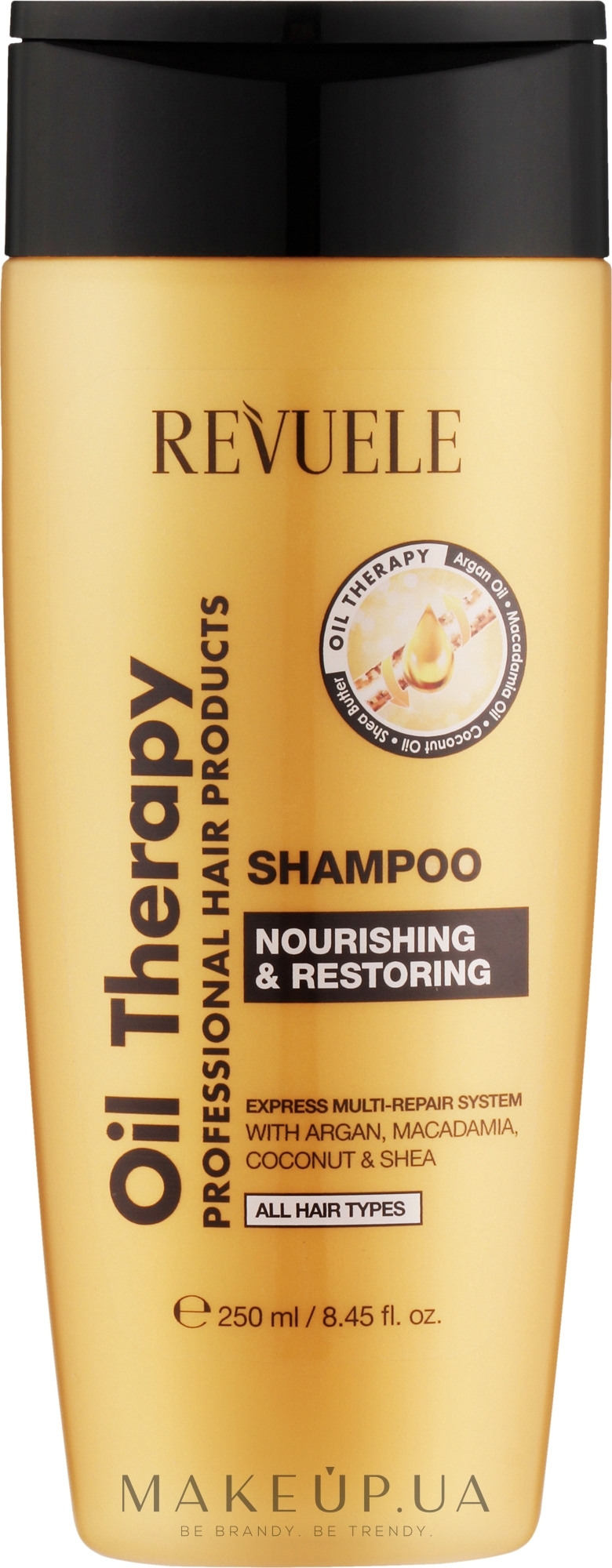 Шампунь для волосся "Відновлення та живлення" - Revuele Oil Therapy Shampoo — фото 250ml