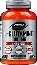 Капсули "Глютамін", 1000 мг - Now Foods Sports L-Glutamine — фото N1