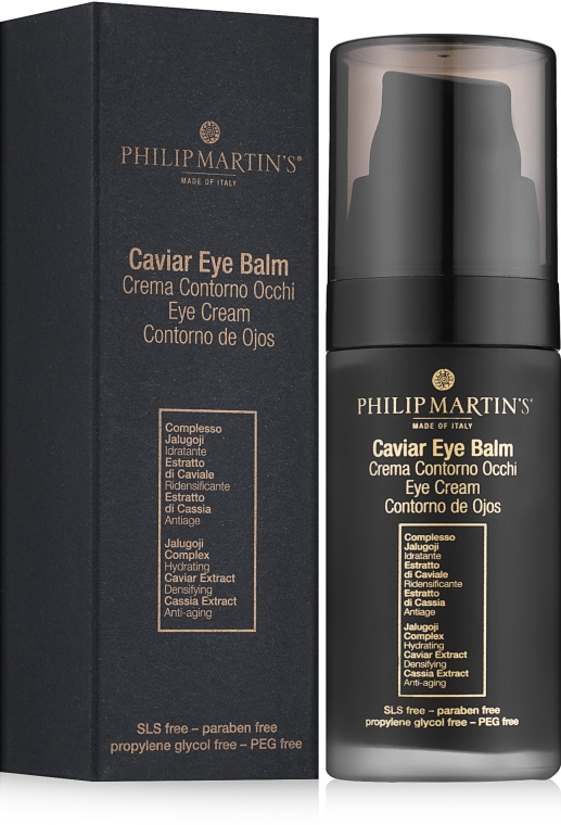 Бальзам против старения кожи под глазами - Philip Martin's Caviar Eye Balm Cream — фото N1