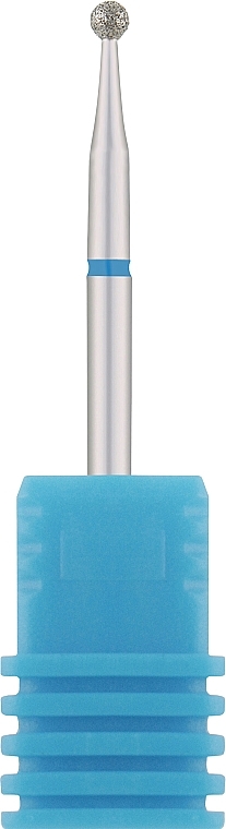 Фреза алмазная "Шарик" 001 023B, диаметр 2,3 мм, синяя - Nail Drill — фото N1