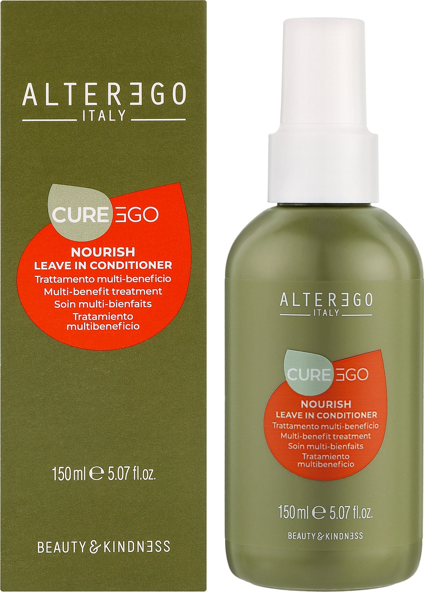 Кондиціонер для волосся незмивний - Alter Ego CureEgo Nourish Leave-In Conditioner — фото 150ml