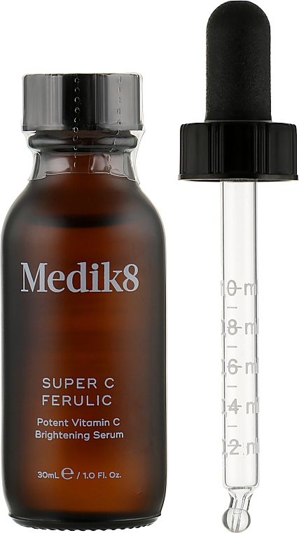 Сыворотка с витамином С и феруловой кислотой - Medik8 Super C Ferulic Potent Vitamin C Brightening Serum — фото N1