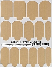 Дизайнерские наклейки для ногтей "Wraps S-00034" - StickersSpace — фото N1