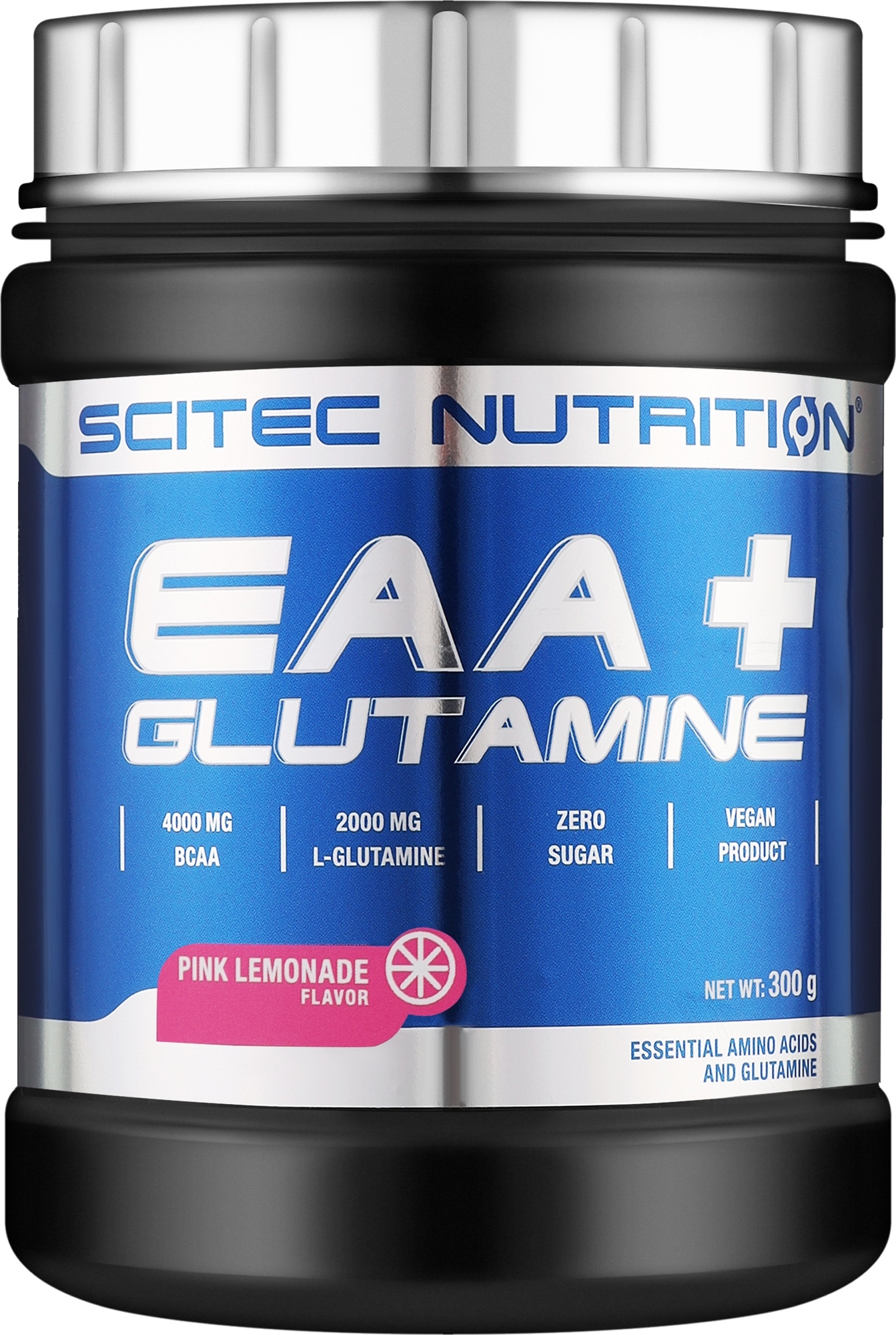 Аминокислоты - Scitec Nutrition EAA+Glutamine Pink Lemonade — фото 300g