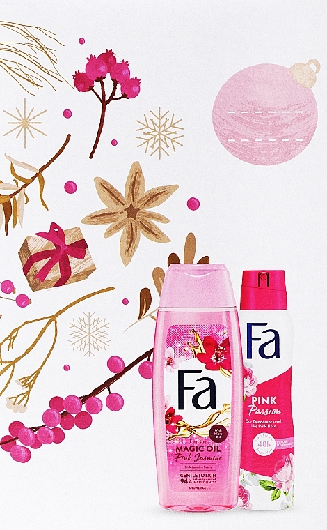 Набір - Fa Pink (sh/gel/250ml + deo/spray/150ml) — фото N1