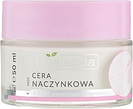 Зміцнювальний і регенерувальний нічний крем - Bielenda Capillary Skin Face Cream — фото N2