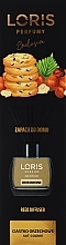 Духи, Парфюмерия, косметика Аромадиффузор "Ореховое печенье" - Loris Parfum Exclusive Peanut Cookie Reed Diffuser
