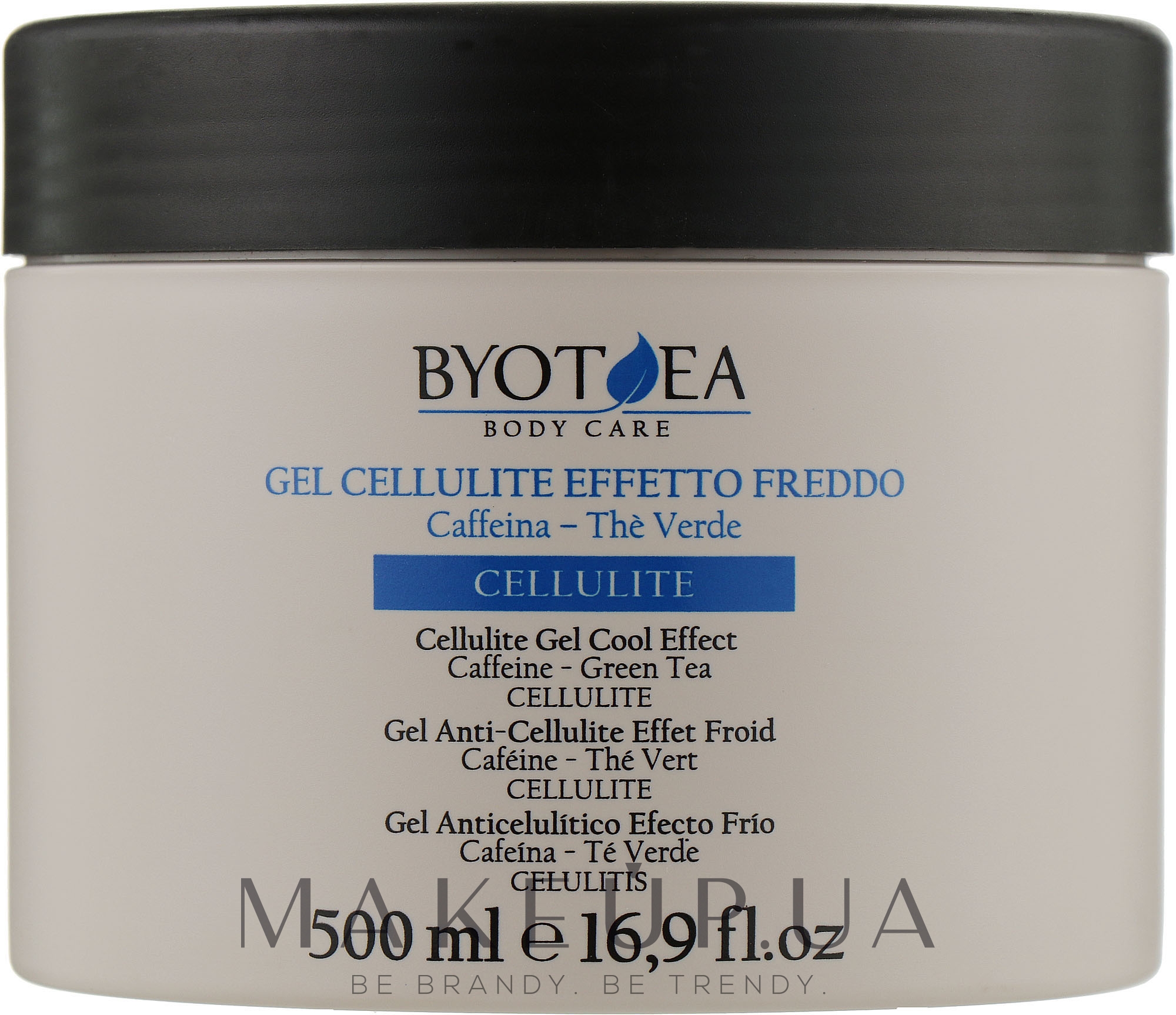 Гель антицелюлітний охолоджуючий - Byothea Anti-cellulite Gel Cooling — фото 500ml