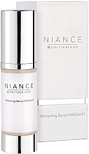 Освітлювальна сироватка для обличчя - Niance Whitening Serum Radiant — фото N1