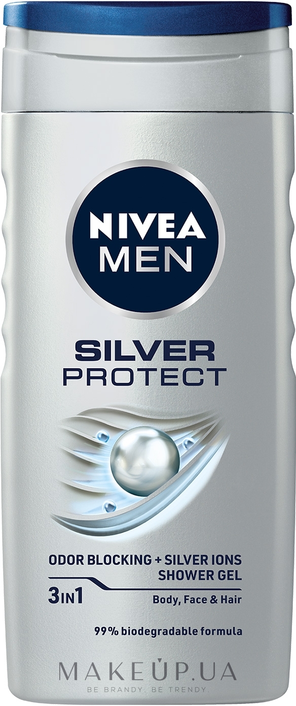 Гель для душа "Серебряная защита" - NIVEA MEN  — фото 250ml