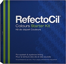 Набор стартовый для окрашивания бровей и ресниц, 14 продуктов - RefectoCil Colours Starter Kit — фото N3