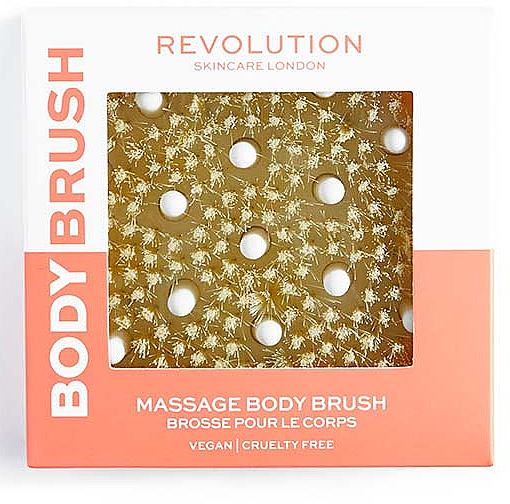 Массажная щетка для тела - Revolution Skincare Toning Massage Brush — фото N1