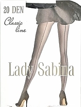 Колготы женские "Classic Line" 20 Den, nero - Lady Sabina — фото N1