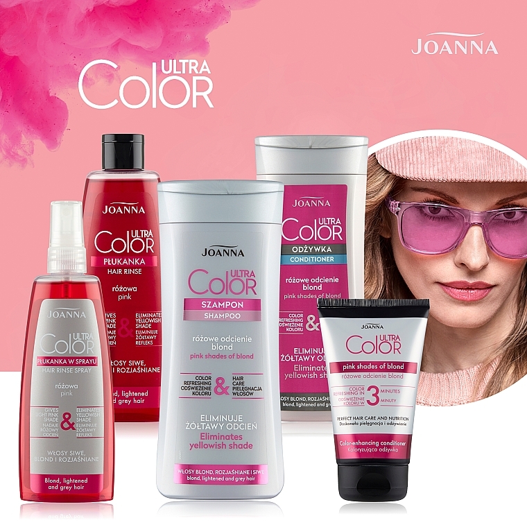 Ополіскувач для волосся підфарбовуючий, червоний - Joanna Ultra Color System — фото N6