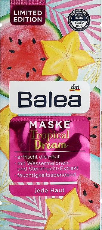 Маска для обличчя - Balea Tropical Dream Mask