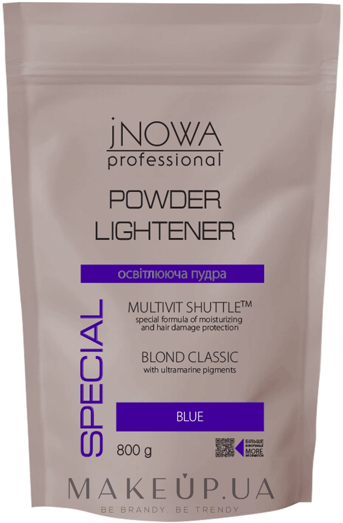 Освітлювальна пудра з антижовтим ефектом, синя - JNOWA Professional Blond Classic — фото 800g