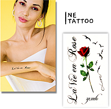 Парфумерія, косметика Тимчасові тату "La Vie En Rose" - Ne Tattoo