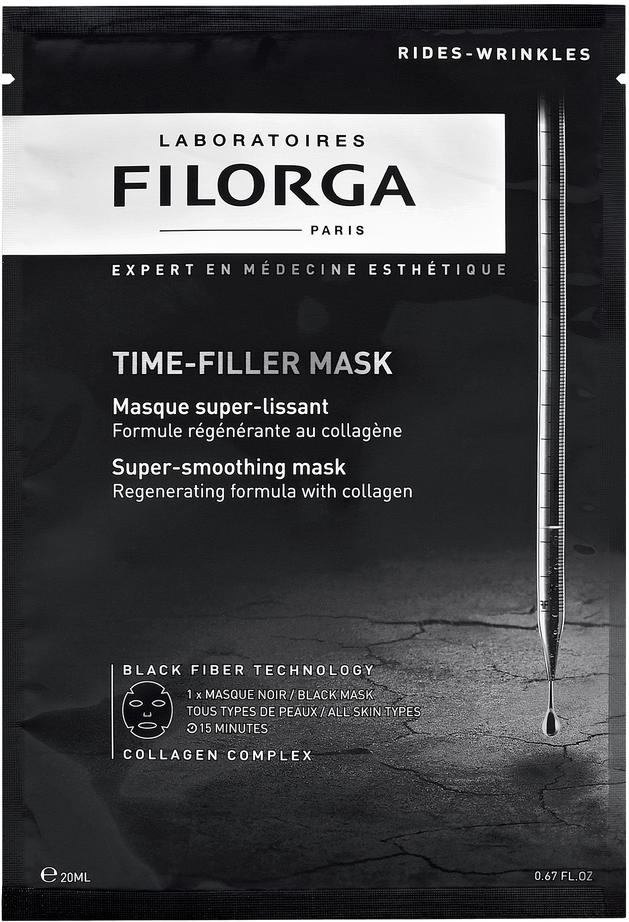 Інтенсивена маска проти зморшок - Filorga Time-Filler Mask Super-smoothing Mask — фото 20ml