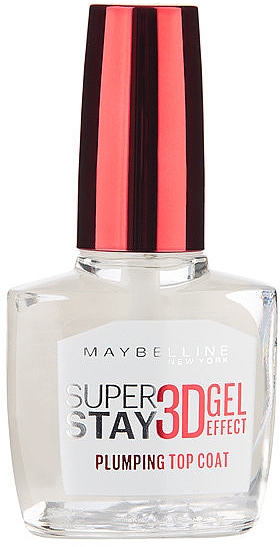 Топ-покрытие - Maybelline New York Superstay 3D Gel Nail Top Coat — фото N1