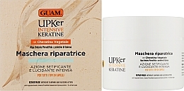 Восстанавливающая маска с кератином для гладкости волос - Guam UPKer Intensive Keratine Hair Mask — фото N2