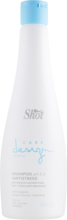 Шампунь антистресс против ломкости волос - Shot Care Design Antistress Shampoo