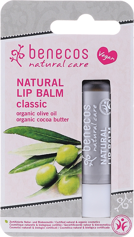 Бальзам для губ "Классический" - Benecos Natural Care Lip Balm Classic — фото N1