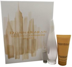 Парфумерія, косметика DKNY Liquid Cashmere White - Набір (edp/100ml + edp/7ml + b/lot/100ml)