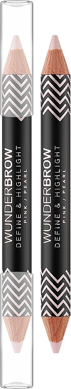 Wunder2 Wunderbrow Define And Highlight Pink/Pearl - Wunder2 Wunderbrow Define And Highlight Pink/Pearl — фото N1