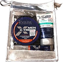 Парфумерія, косметика Набір - Eveline Cosmetics Men Extreme (cr/200ml + cr/50ml + ash/balm/150ml + bag)