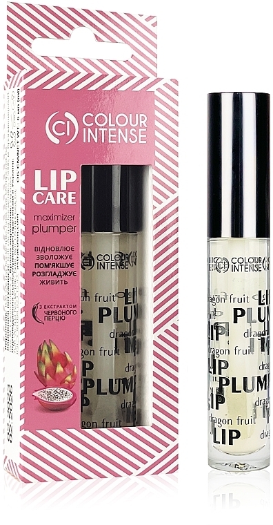 Блеск для увеличения объема губ "Питайя" - Colour Intense Lip Care Maximizer Plumper