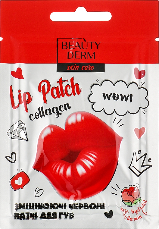Коллагеновые патчи для губ - Beauty Derm Lip Patch Collagen — фото N1