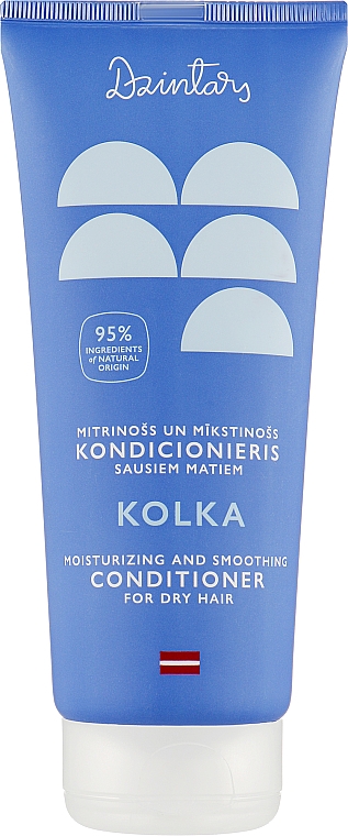 Кондиціонер для сухого волосся "Kolka" - Dzintars Moisturizing and Smoothing Conditioner — фото N1