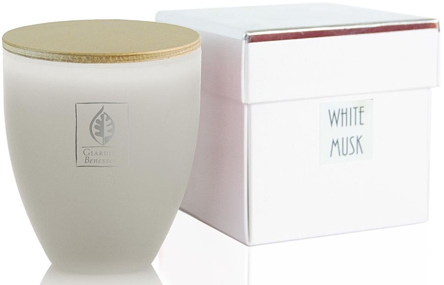 Giardino Benessere White Musk Candle - Парфумована свічка — фото N1