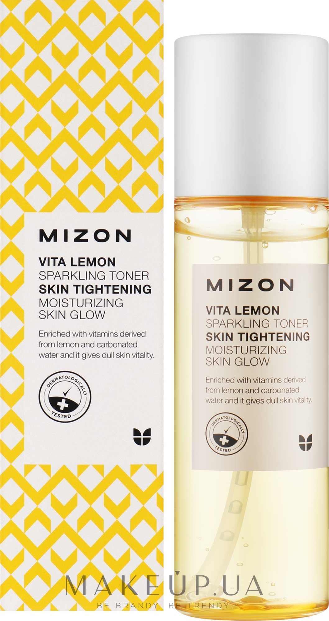Освітлювальний тонер - Mizon Vita Lemon Sparkling Toner — фото 150ml