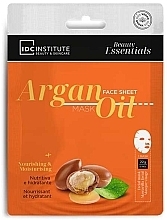 Парфумерія, косметика Маска для обличчя "Арганова олія" - IDC Institute Argan Oil Ultra Fine Face Mask