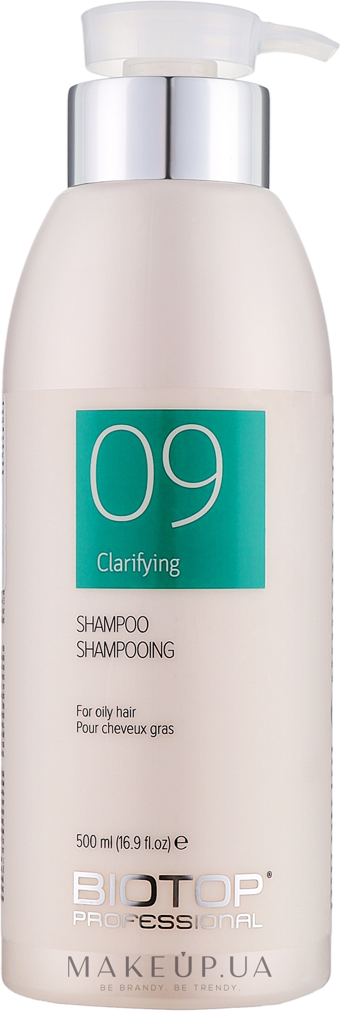 Шампунь для жирных волос - Biotop 09 Clarifying Shampoo — фото 500ml