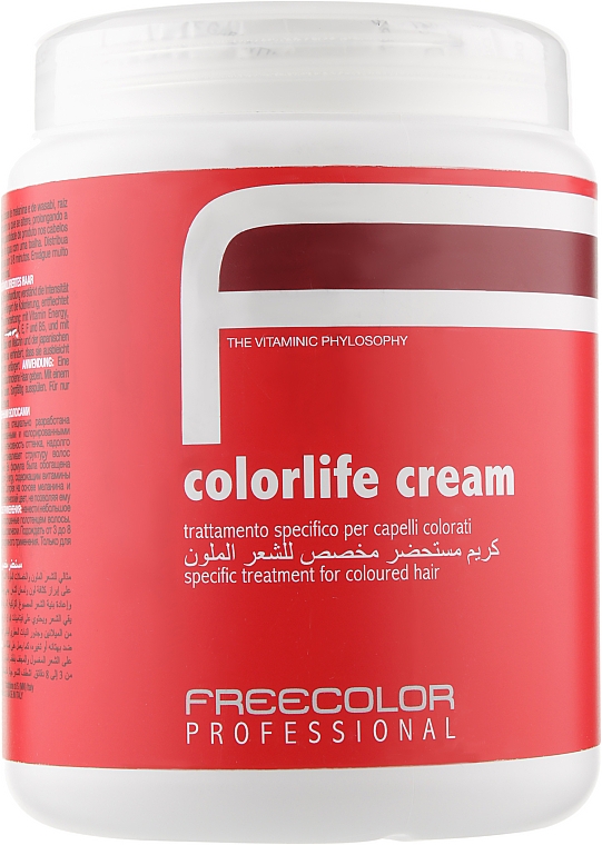 Маска для фарбованого волосся - Oyster Cosmetics Freecolor Professional Colorlife Cream
