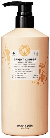 Маска для волосся - Maria Nila Colour Refresh Bright Copper — фото N1