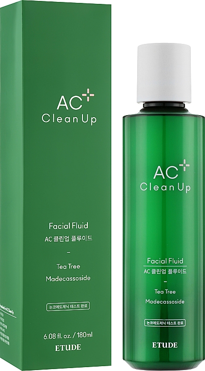 Флюид для проблемной кожи - Etude AC Clean Up Facial Fluid  — фото N2