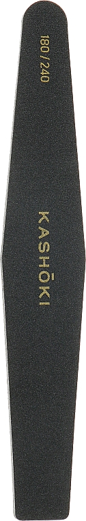 Двостороння пилочка для нігтів, трапеція, 180/240 - Kashoki — фото N1