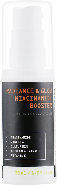 Сыворотка-бустер - ЧистоТел SPA X Radiance and Glow Niacinamide Booster — фото N2