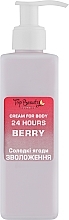 Крем для тела и рук "Сладкие Ягоды" - Top Beauty Cream for Body 24 Hours Berry — фото N1