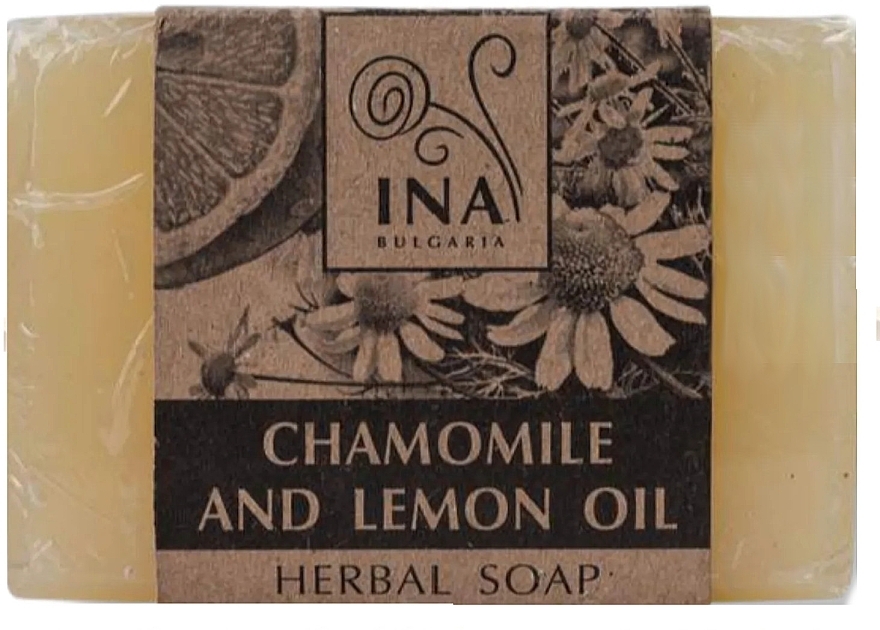 Мыло "Ромашка и масло лимона" - Ina Essentials Chamomile And Lemon Oil Herbal Soap — фото N1