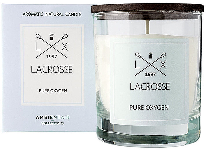 Ароматическая свеча - Ambientair Lacrosse Pure Oxygen Candle — фото N1