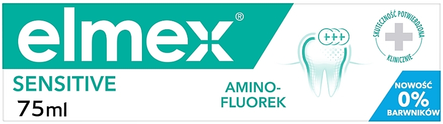Зубная паста "Элмекс" для чувствительных зубов с аминофторидом - Elmex Sensitive — фото N2