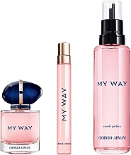 Giorgio Armani My Way - Набір (edp/100ml + edp/30ml + edp/mini/10ml) — фото N2