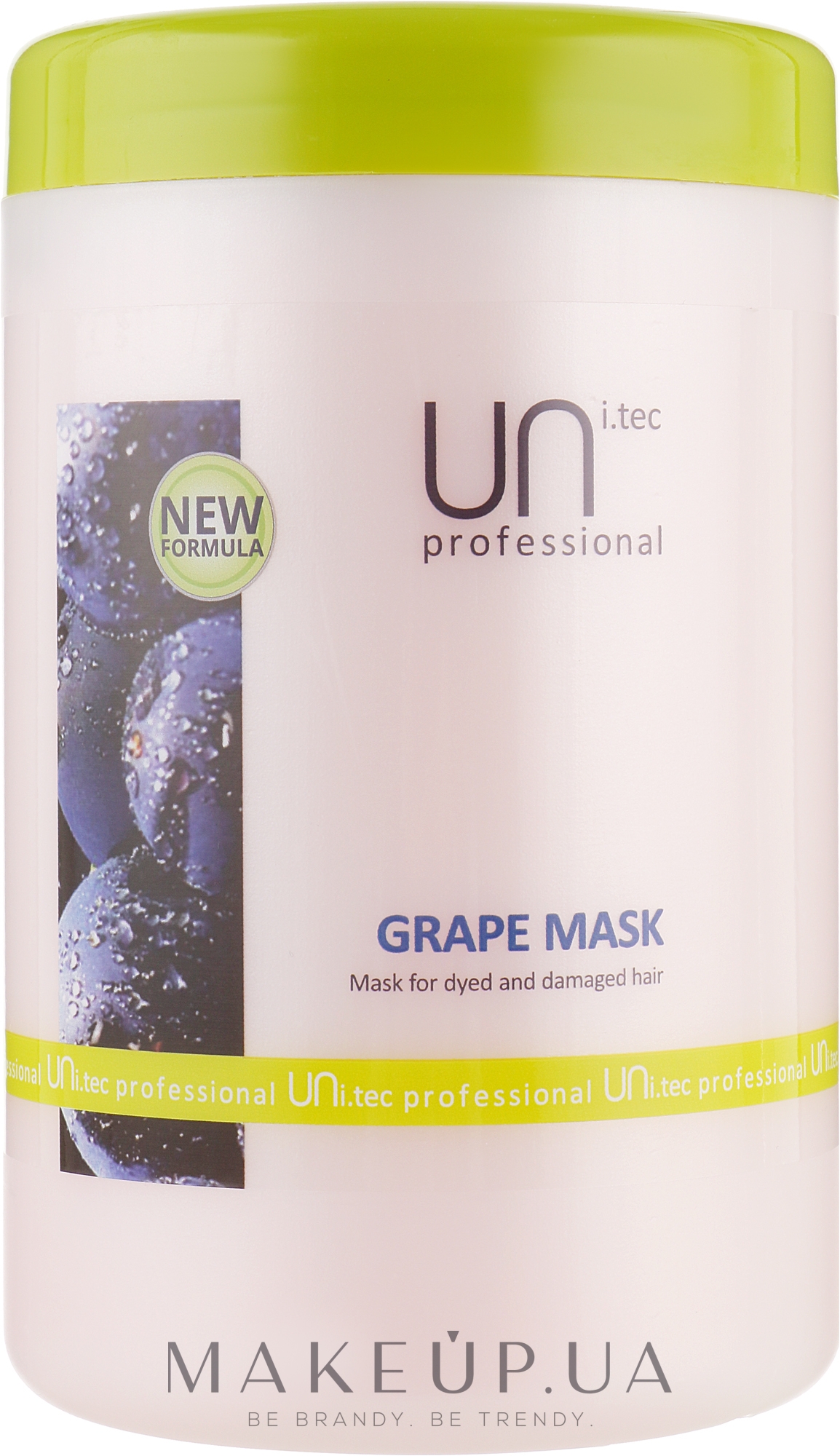 Маска для окрашенных волос - UNi.tec Professional Grape Mask — фото 1000ml