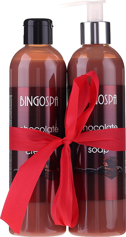Набір - BingoSpa Chocolate (sh/gel/300ml + soap/300ml) — фото N1