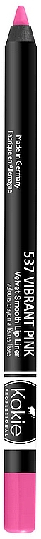 Контурний олівець для губ - Kokie Professional Velvet Smooth Lip Liner — фото N1