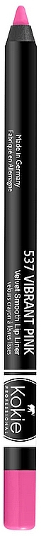 Контурный карандаш для губ - Kokie Professional Velvet Smooth Lip Liner — фото N1